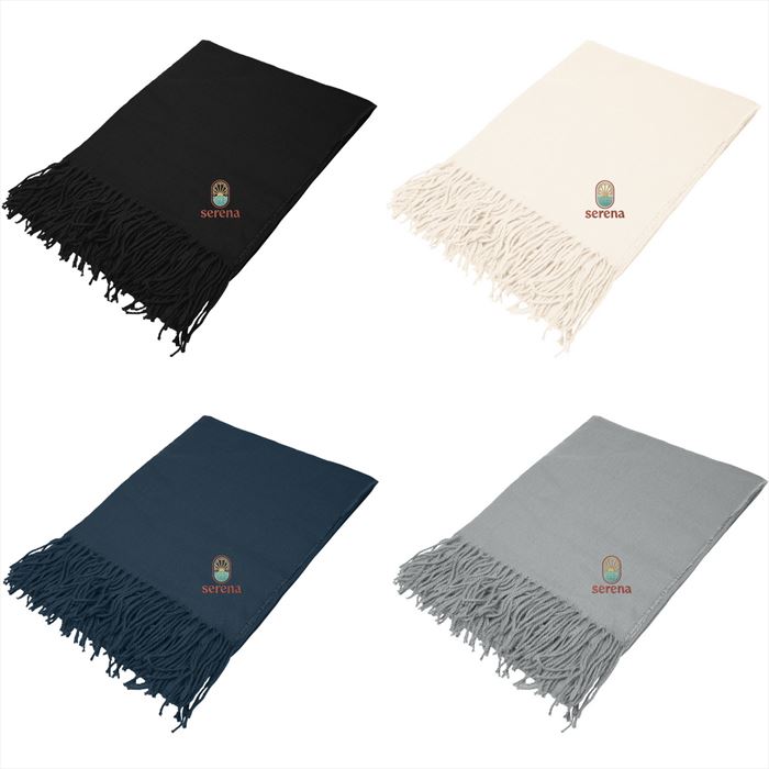 HH7071 Tristan Tassel rPET Blanket With Embroidered Custom Imprint